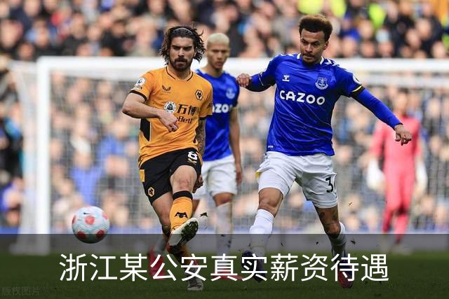 浙江某公安真实薪资待遇